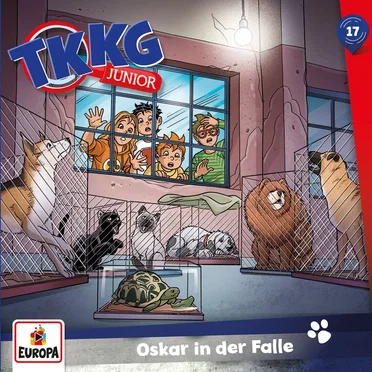 TKKG Junior 17: Oskar in der Falle by Frank Gustavus - album cover