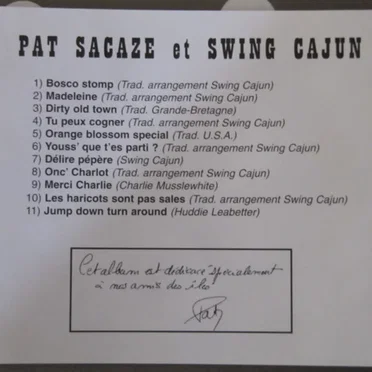 Pat Sacaze et Swing Cajun