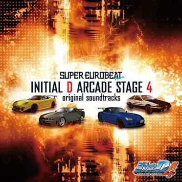 SUPER EUROBEAT Presents 頭文字D ARCADE STAGE 4 original soundtrack by Various Artists - album cover