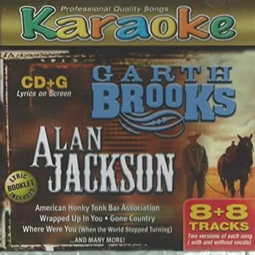 Karaoke Bay: Alan Jackson and Garth Brooks by Various Artists - album cover