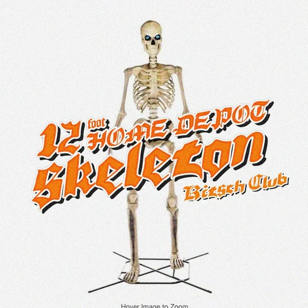 A 12 Foot Home Depot Skeleton