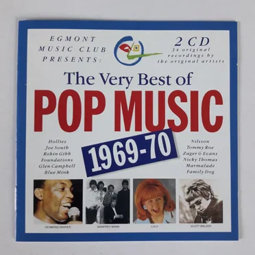 The Very Best of Pop Music 1969–70 by Various Artists - album cover