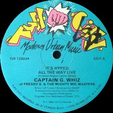 Go G. Whiz / All The Way Live by Captain G Wiz - album cover