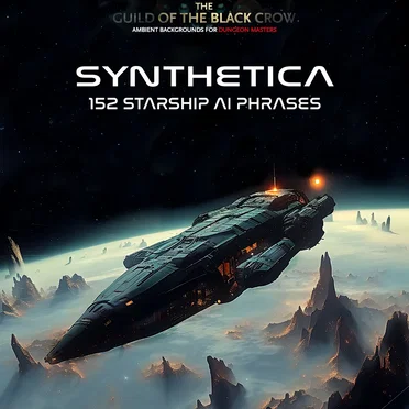 SYNTHETICA - 152 Starship AI Phrases by The Guild of The Black Crow - album cover