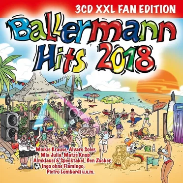 Ballermann Hits 2018 by Various Artists - album cover
