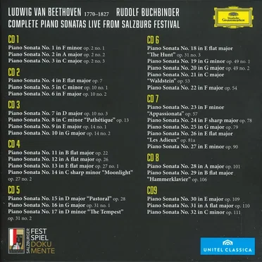 Complete Piano Sonatas: Live from Salzburg Festival
