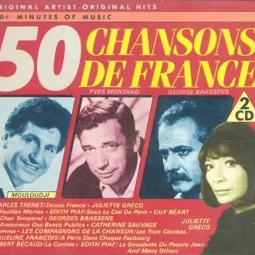 50 chansons de France by Various Artists - album cover