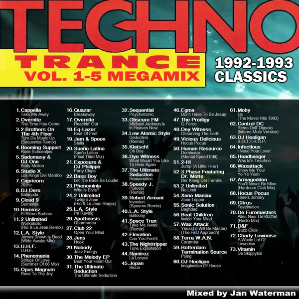 Techno Trance Vol. 1-5 Megamix