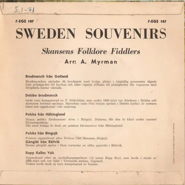 Sweden Souvenirs