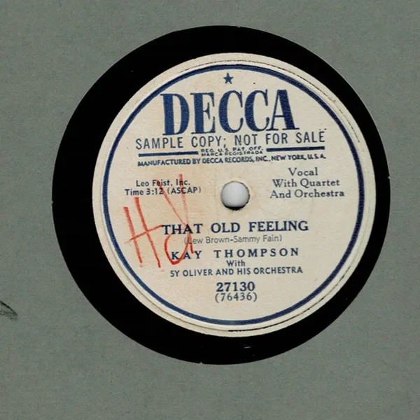 That Old Feeling / Was That the Human Thing to Do