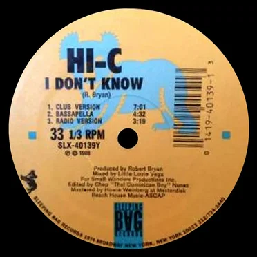 I Don’t Know by Hi‐C - album cover