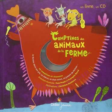 Comptines des animaux de la ferme by Yves Prual - album cover