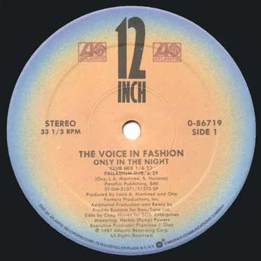 Only in the Night by The Voice in Fashion - album cover