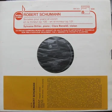 Sonates pour piano et violon en la mineur Op. 105 - En ré mineur Op. 121