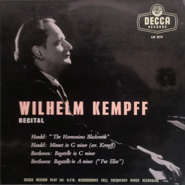 Wilhelm Kempff Recital