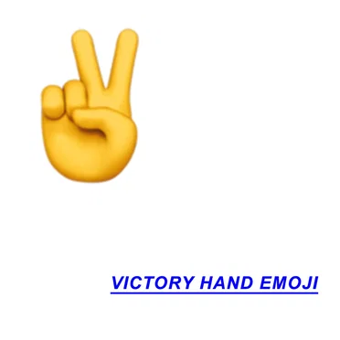 Victory Hand Emoji