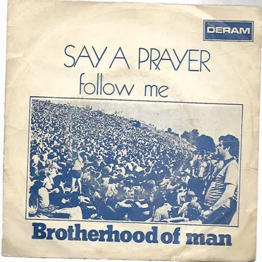Say a Prayer / Follow Me by Brotherhood of Man - album cover