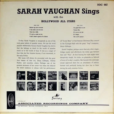 Sings With the Hollywood All Stars