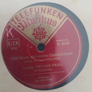 Ich sehe nischt / 1000 Worte sächsische Gemütlichkeit