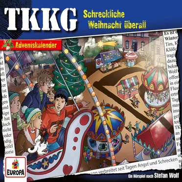 TKKG: Schreckliche Weihnacht überall (Adventskalender) by Stefan Wolf - album cover