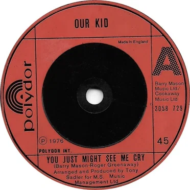 You Just Might See Me Cry by Our Kid - album cover