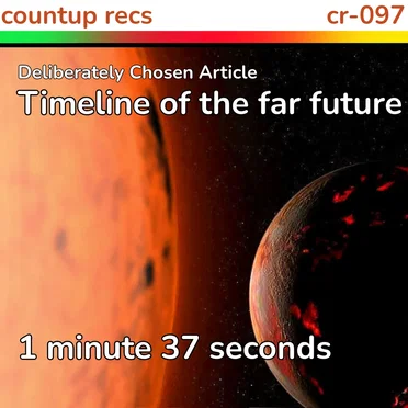 Timeline of the far future