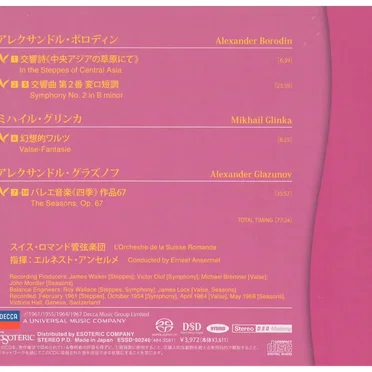 Borodin: Symphony No.2 / Glazunov: The Seasons