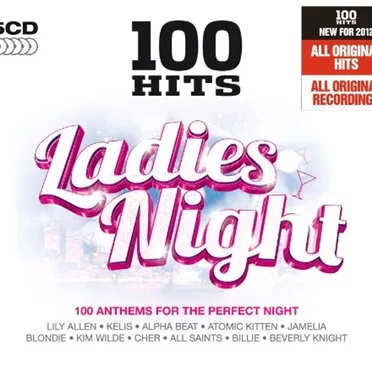 100 Hits: Ladies Night by Various Artists - album cover