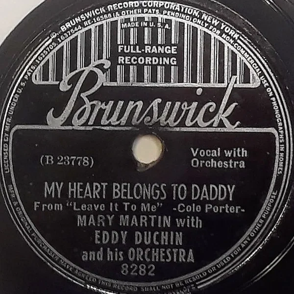 My Heart Belongs to Daddy / Most Gentlemen Don't Like Love