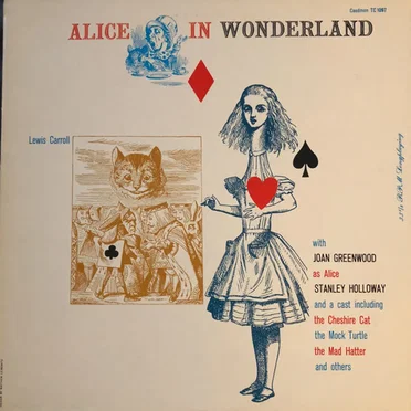 Alice In Wonderland by Lewis Carroll - album cover