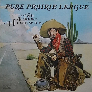 Two Lane Highway by Pure Prairie League - album cover