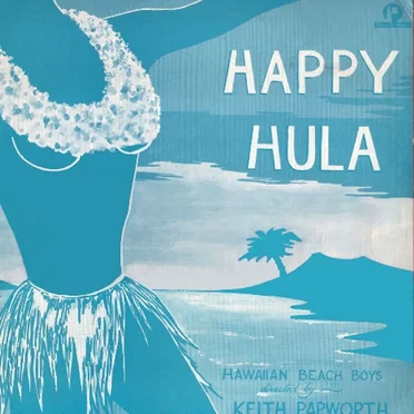 Happy Hula by The Hawaiian Beach Boys - album cover