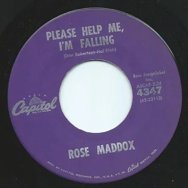 Please Help Me, I’m Falling / Down, Down, Down