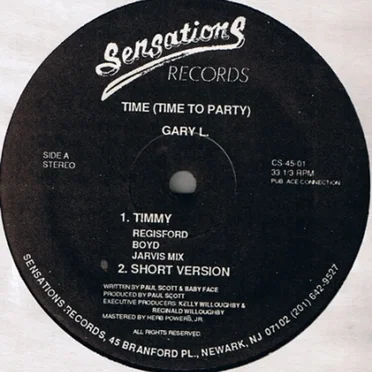 Time (Time to Party) by Gary L. - album cover