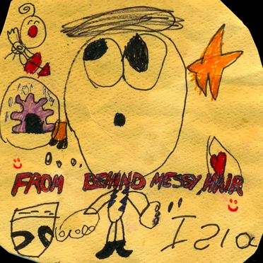 from behind messy hair by beetle bee - album cover