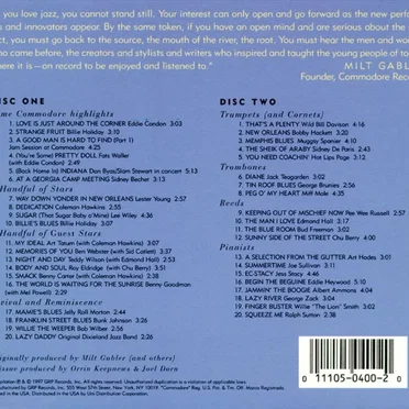 The Commodore Story by Various Artists - album cover