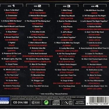 Jahrtausendhits: 60 Greatest Rock Hits by Various Artists - album cover