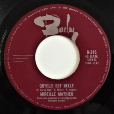 Qu'elle est belle / Messieurs les musiciens