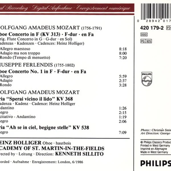 Oboe Concertos