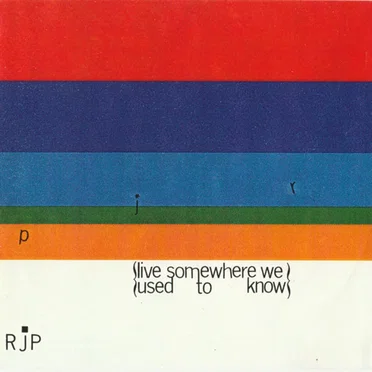Live Somewhere We Used To Know by RJP - album cover