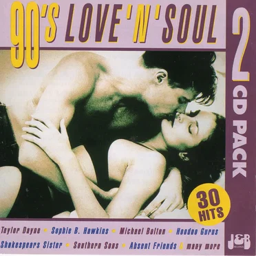 90's Love 'N' Soul by Various Artists - album cover