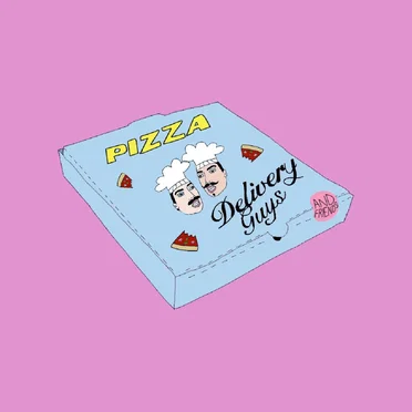 and friends by pizza delivery guys - album cover