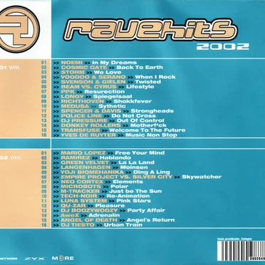 Ravehits 2002 by Various Artists - album cover
