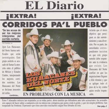 Corridos pa’l pueblo by Los Huracanes del Norte - album cover