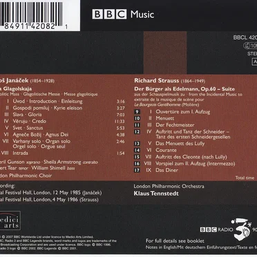 Janáček: Glagolitic Mass / R. Strauss: Le Bourgeois Gentilhomme