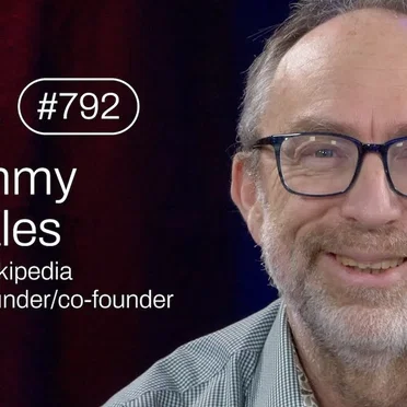 Jung & Naiv #792, „Jimmy Wales, Wikipedia’s founder/co‐founder“ by Tilo Jung - album cover