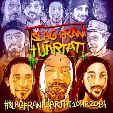 #Slagfranhjartat10ar2014 by Slag från hjärtat - album cover