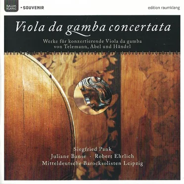 Viola da gamba concertata by Various Artists - album cover