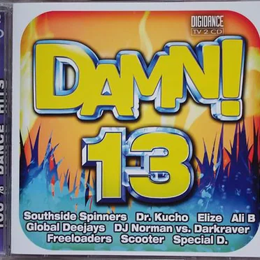 Damn! 13 by Various Artists - album cover