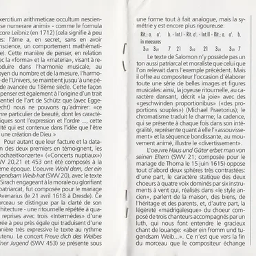 Liebe und Klage in der Musik von Heinrich Schütz